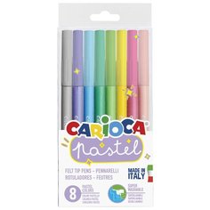 Carioca Набор фломастеров Pastel (43032), 8 шт.