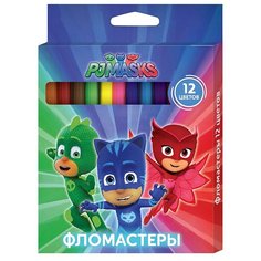 РОСМЭН Набор фломастеров "Герои в масках" (32750), 12 шт.