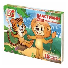 Пластилин Луч Zoo 15 цветов (20С1357-08)