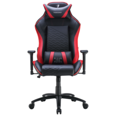 Компьютерное кресло TESORO Zone Balance игровое, обивка: искусственная кожа, цвет: черный/красный