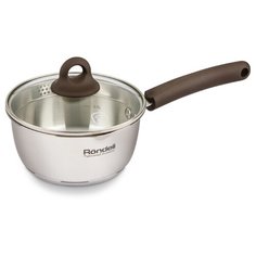 Ковш Rondell Aristokrat 1,3 л, стальной/коричневый