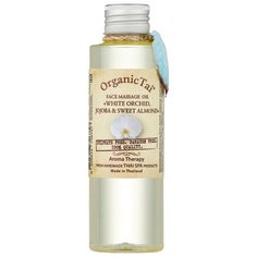 Organic TAI Face massage oil White orchid, jojoba & sweet almond Массажное масло для лица Белая орхидея, жожоба и сладкий миндаль, 120 мл