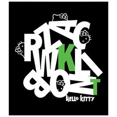 Action! Тетрадь "Hello Kitty" HKO-A16001/5-3, клетка, 160 л. черный/белый