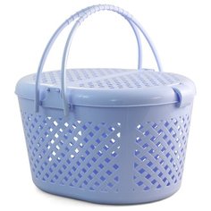 Переноска-корзина для кошек и собак Triol 1045-1 М 44х35х26 см голубой