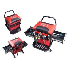 Тележка Rock FORCE RF-01Z0467 ящики: 2 шт. полки: 2 шт. красный/черный
