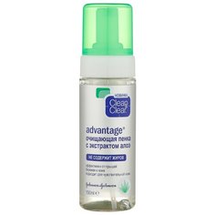 Clean & Clear Advantage Очищающая пенка с экстрактом алоэ, 150 мл