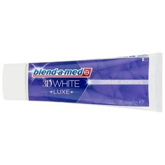 Зубная паста Blend-a-med 3D White Luxe Сияние Жемчуга мгновенный эффект, 75 мл