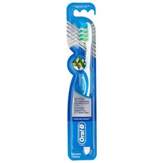 Зубная щетка Oral-B Pro-Expert Экстра-чистка: средней жесткости, синий/зеленый