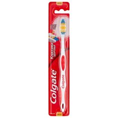 Зубная щетка Colgate Классика Здоровья многофункциональная, мягкая, красный