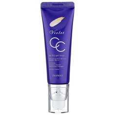 Deoproce CC крем Violet, SPF 50, 50 г, оттенок: 13 light beige