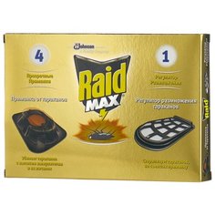 Приманка Raid Max от тараканов (4 шт.)