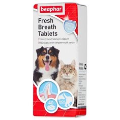 Таблетки Beaphar Fresh Breath Tablets от запаха из пасти для кошек и собак