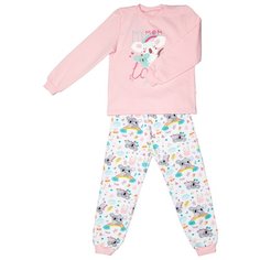 Пижама Веселый Малыш размер 116, розовый