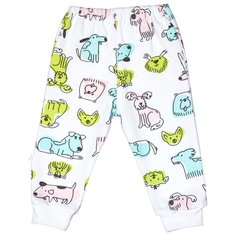 Брюки Веселый Малыш 33140/one размер 74, белый