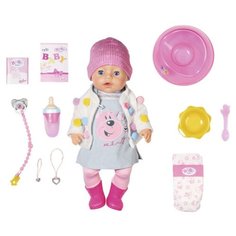Интерактивный пупс Zapf Creation Baby Born Стильная Весна, 43 см, 826-690