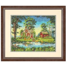 Dimensions Набор для вышивания крестиком Summer Cottage 35,5 х 27,9 см (35340)