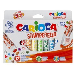 Carioca Фломастеры "Stamperello" 12 шт. (42240)