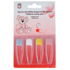 Набор булавок KOH-I-NOOR 56 (5А50110), белый/голубой/розовый/желтый, 4 шт.