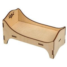 Mr. Carving Заготовка для декорирования Кроватка ВД-519 бежевый