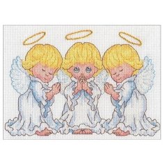 Dimensions Набор для вышивания крестиком Little Angels 17,7 х 12,7 см (65167)