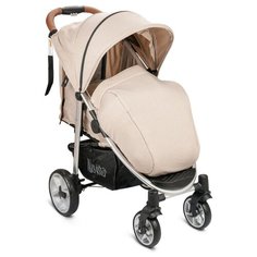Прогулочная коляска Nuovita Corso beige/argento, цвет шасси: серебристый
