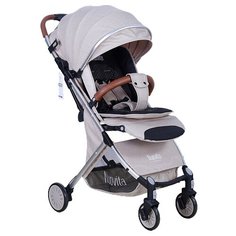 Прогулочная коляска Nuovita Giro Lux beige argento, цвет шасси: серебристый
