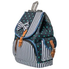 Action! Рюкзак Бант AB2016/1, синий/белый