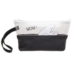 Action! Пенал (АСР4305) прозрачный/черный