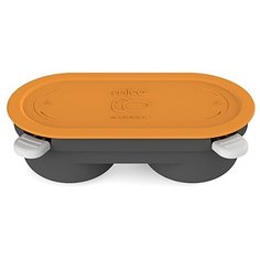 Гриль-бокс для СВЧ Morphy Richards Mico Egg 511649 оранжевый/серый