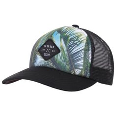 Бейсболка ICEPEAK размер ONE, черный/зеленый