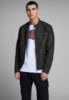 Куртка кожаная Jack & Jones