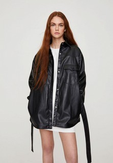 Куртка кожаная Pull&Bear