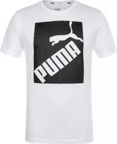 Футболка мужская Puma BIG LOGO Tee, размер 48-50