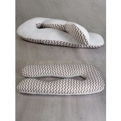 Подушка для беременных AmaroBaby Анатомическа 340х72 (Зигзаг кофе)