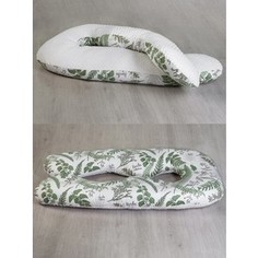 Подушка для беременных AmaroBaby Анатомическа Exclusive Soft Collection 340х72 (Папоротники)
