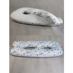 Подушка для беременных AmaroBaby Анатомическа Exclusive Soft Collection 340х72 (Треугольники)