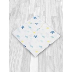 Муслиновая пеленка AmaroBaby Rainbow Море 125х115