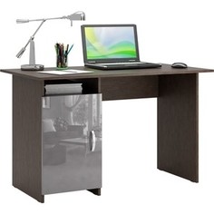 Стол письменный Мастер Милан-8 глянец (венге-серый) МСТ-СДМ-08-ГЛ