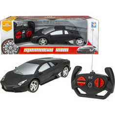 Машинка на радиоуправлении 1Toy Спортавто матовый черный Т13851