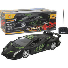 Машинка на радиоуправлении 1Toy масштаб 1:16 27 см матовый черный Т13856