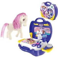 Игровой набор 1Toy в чемоданчике Профи Грумер (Т10892)