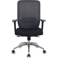 Кресло Бюрократ MC-715/KF-1/26-B01 серый KF-1 сиденье черный сетка/ткань крестовина алюминий