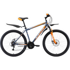 Велосипед Black One Onix 27.5 D Alloy серый/оранжевый/белый 20