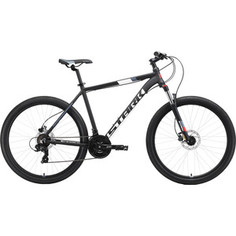 Велосипед Stark 19 Hunter 27.2 HD чёрный/белый/серый/красный 18