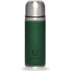 Термос с кожаной вставкой 0.5 л Арктика зелёный 108-500