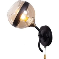 Бра Imex MD.3595-1-W BK+FGD 1*60Вт E27