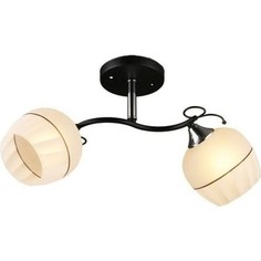 Люстра потолочная Imex MD.3314-2-S BK+CH 2*60Вт E27