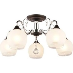 Люстра потолочная Imex MD.0654-5-S CH+BK 5*60Вт Е27