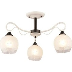 Люстра потолочная Imex MD.0764-3-S WT+BK 3*60Вт Е27