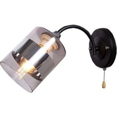 Бра Imex MD.0877-1-W BK+CH 1*60Вт E27